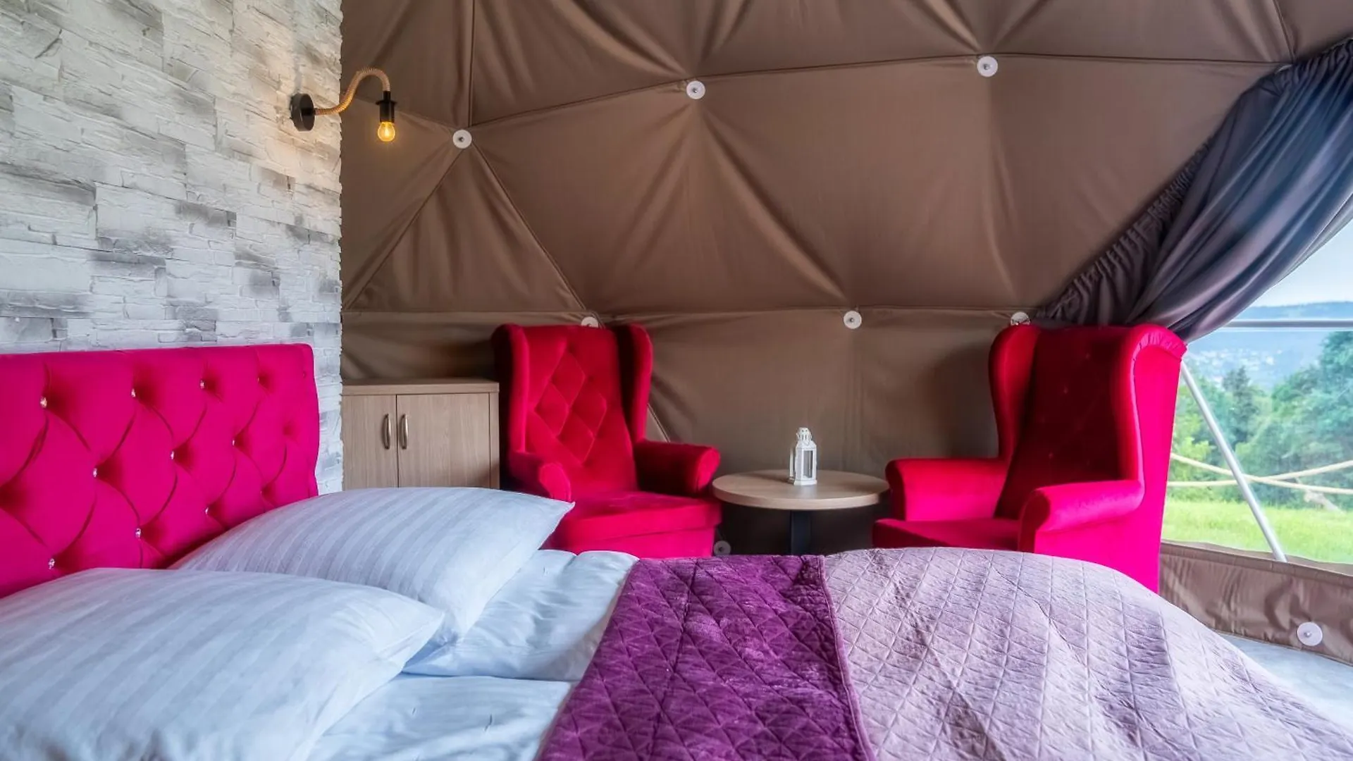 Luxusní stan Hotel Diamond Glamp & Jacuzzi Zakopane