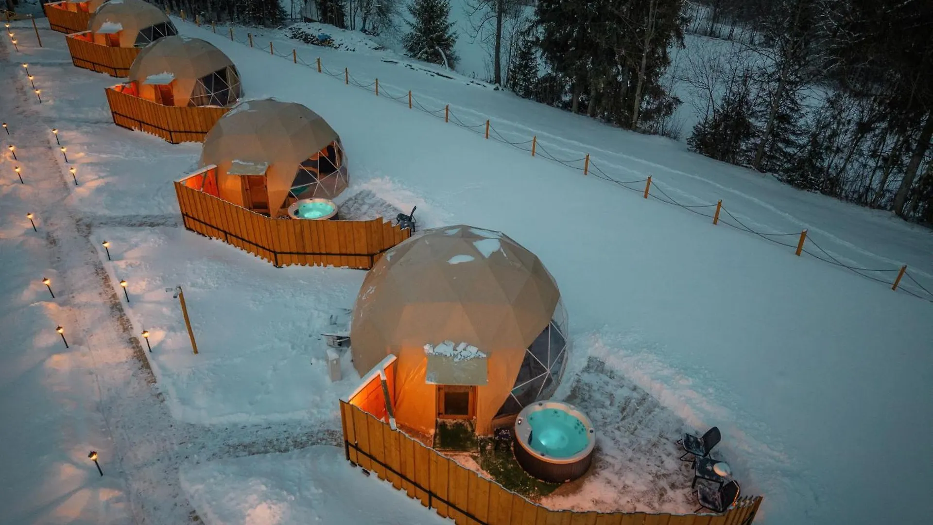 Hotel Diamond Glamp & Jacuzzi Zakopane Luxusní stan