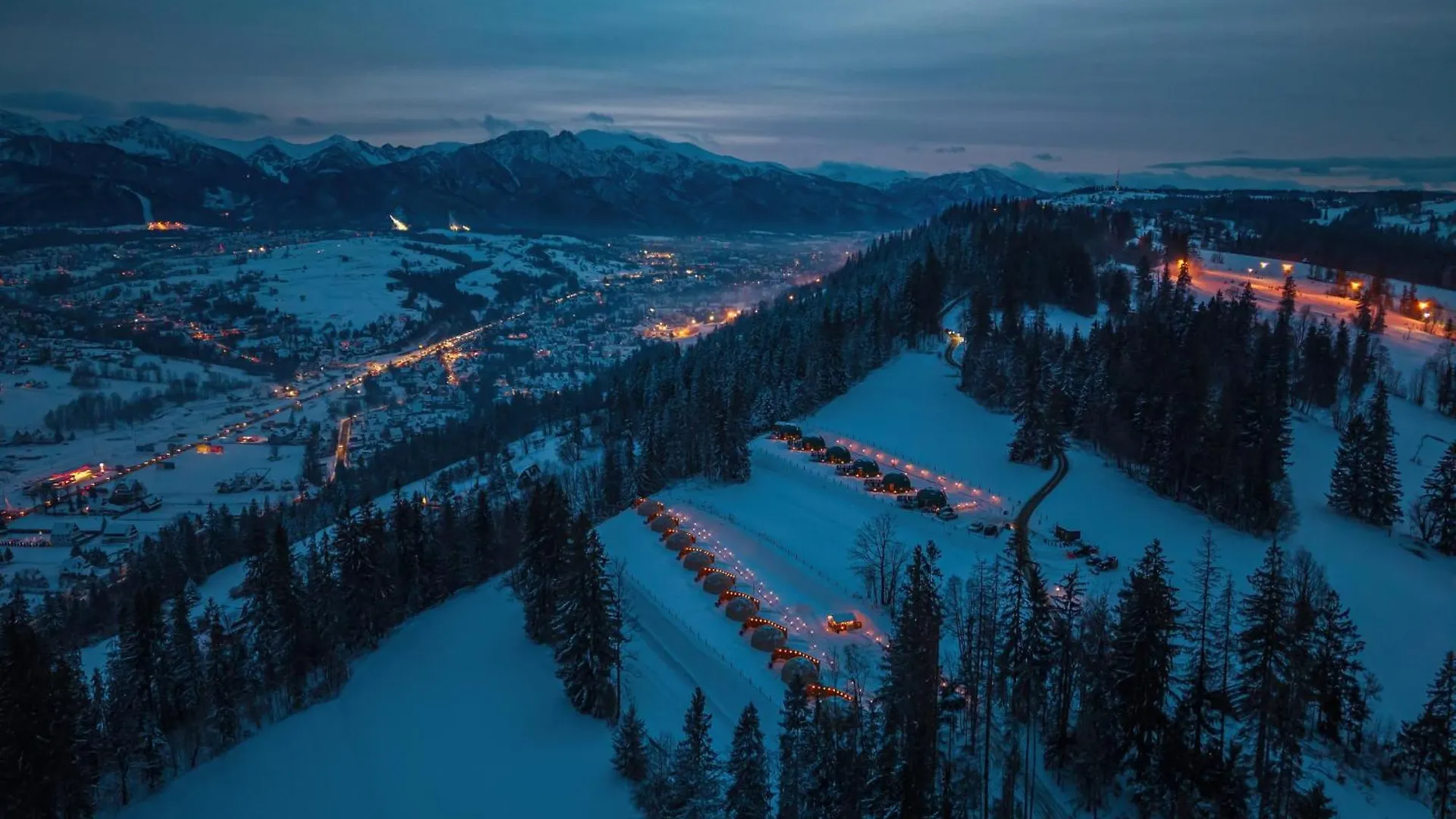 Luxussátor Diamond Glamp & Jacuzzi Hotel Zakopane Lengyelország